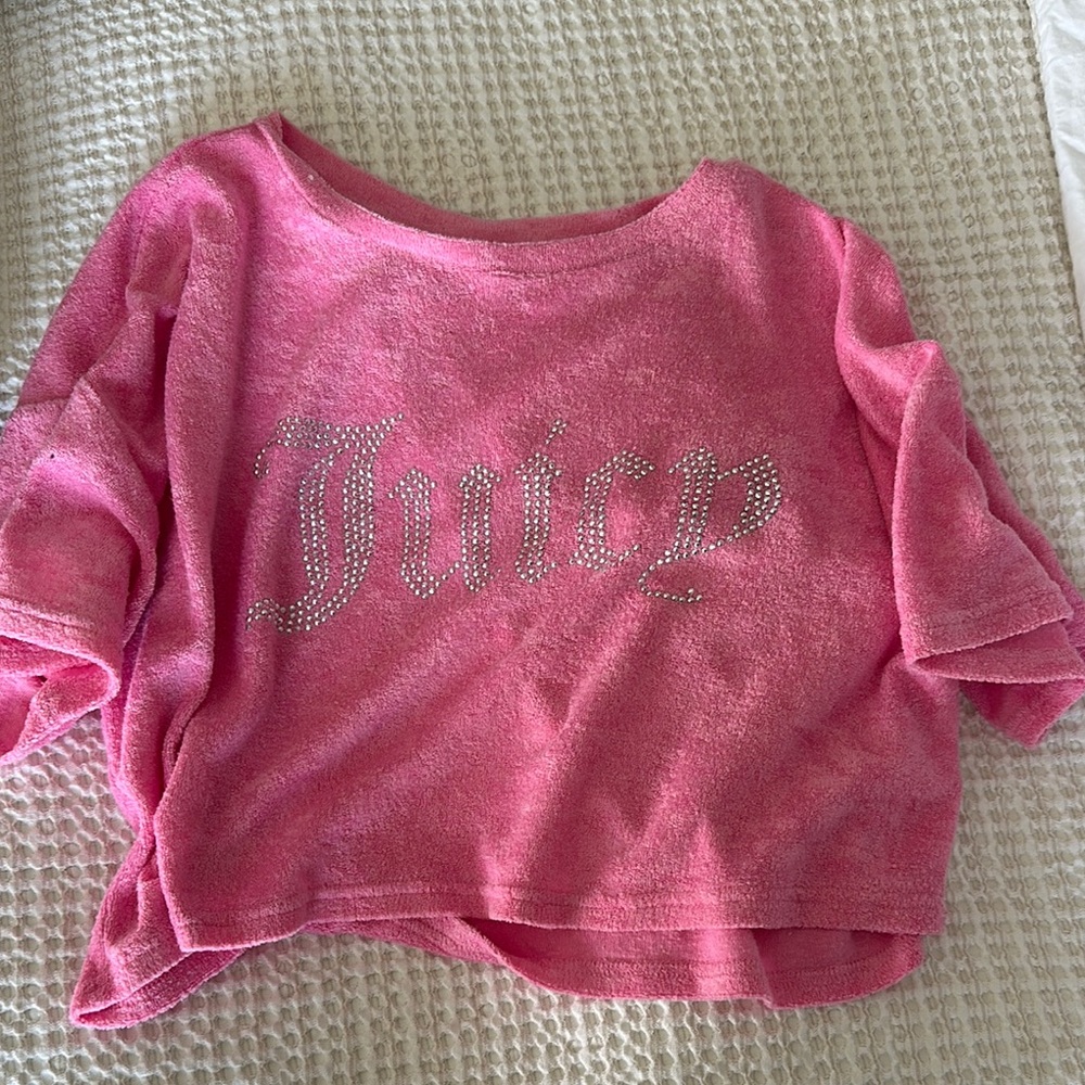 Juicy couture pajama size small pink color